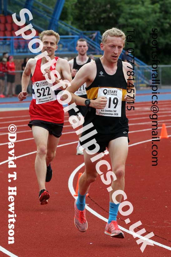 North Eastern 10000 metres, 2021 North Eastern Champs., Shildon. Photo: David T. Hewitson/Sports for All Pics